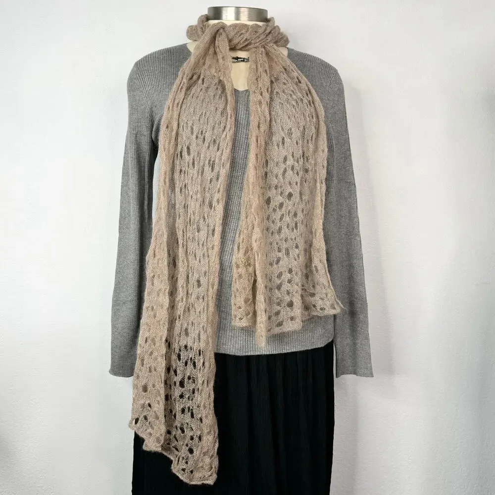 Fairy Grunge Scarf Open Knit